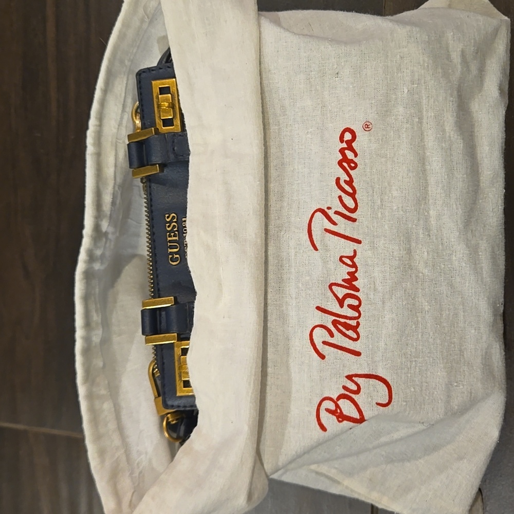 Guess Katey Denim Mini  Satchel NWOT - Picture 9 of 10